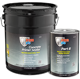 Concrete Primer Sealer - 2 Part: High Solids Epoxy Coating Concrete Primer Sealer